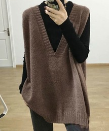 オーバーVネックベスト