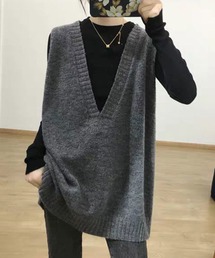 オーバーVネックベスト