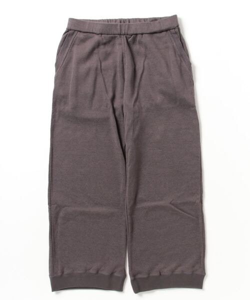 suzuki takayuki（スズキタカユキ）の「sweat pants/wide-straight（スウェットパンツ・レディース・ベージュ/ブラック/チャコールグレー・3/2）」の3枚目の写真