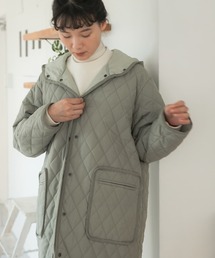 FORK&SPOON | FORK&SPOON キルティングフーディーコート(ダウンジャケット/コート)