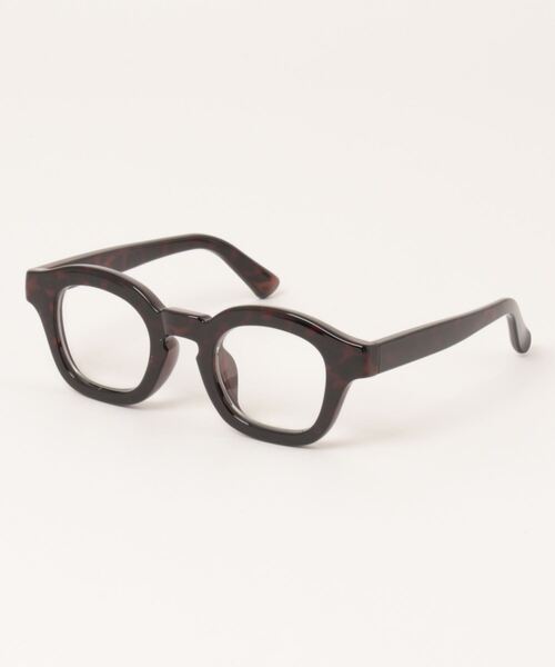 ＪＵＧＬＡＮＳ（ユグランス）の「太縁　伊達メガネ　クリアレンズ　ライトカラーレンズ（メガネ・メンズ・H/B/D/C/G/F/E/A・FREE）」の2枚目の写真