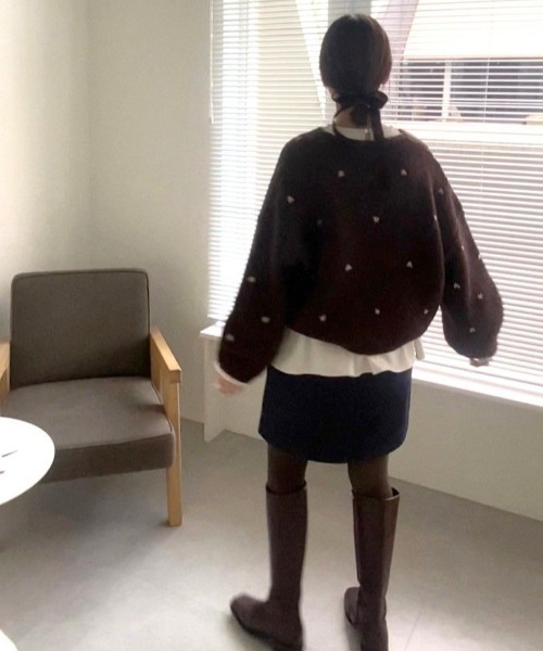 flower(フラワー)の「ベイカーデニムスカート(デニムスカート・レディース・ネイビー・FREE)」の20枚目の写真