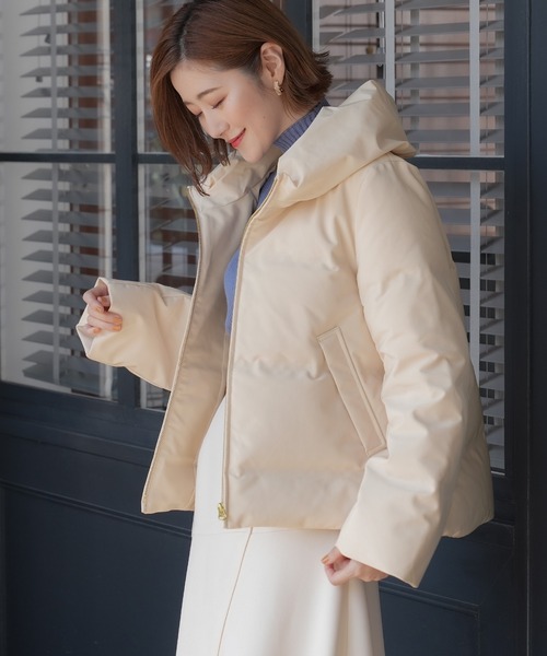 セール】シームレス ショートダウンジャケット（ダウンジャケット