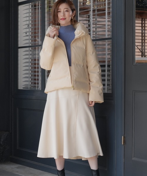 セール】シームレス ショートダウンジャケット（ダウンジャケット