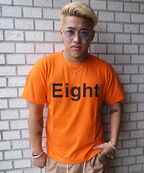 GDC(ジーディーシー)の「EIGHT tee(Tシャツ/カットソー)」|オレンジ