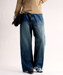 antiqua | ダブルニーデニムパンツ(デニムパンツ)
