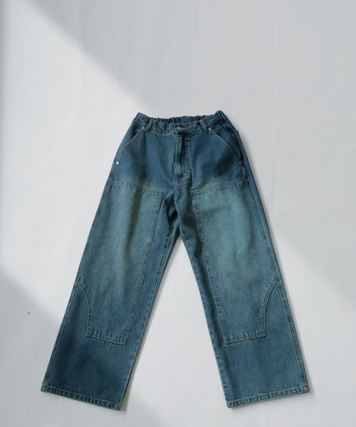 新品未使用♥アンティカ　ダブルニーデニムパンツ セール】ダブルニーデニムパンツ（デニムパンツ）｜antiqua
