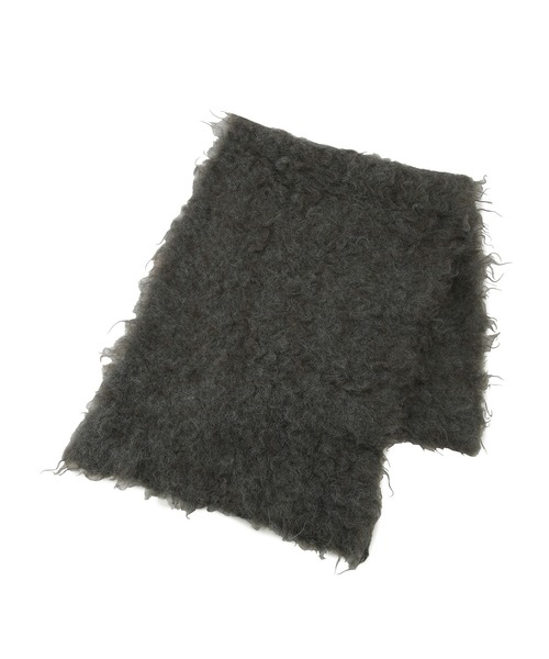 VIS(ビス)の「ふわふわ毛混シャギーストール(ストール/ショール・レディース・チャコールグレー/ピンク系その他2/グレー系その他・FREE)」の6枚目の写真