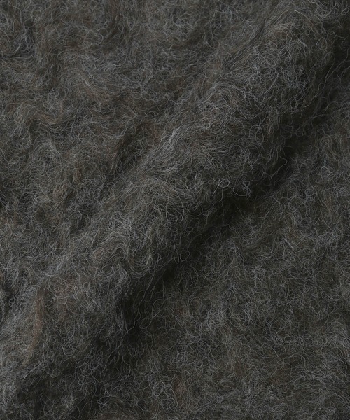 VIS(ビス)の「ふわふわ毛混シャギーストール(ストール/ショール・レディース・チャコールグレー/ピンク系その他2/グレー系その他・FREE)」の10枚目の写真