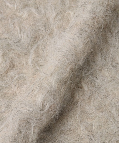 VIS(ビス)の「ふわふわ毛混シャギーストール(ストール/ショール・レディース・チャコールグレー/ピンク系その他2/グレー系その他・FREE)」の11枚目の写真