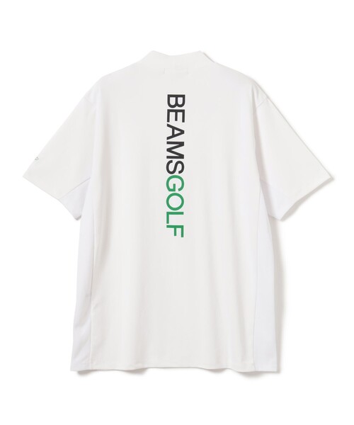 BEAMS GOLF（ビームスゴルフ）の「【接触冷感/UVカット/伸縮性】ORANGE LABEL / USシリーズ モックネックシャツ（Tシャツ/カットソー・メンズ・ホワイト/ネイビー・XL/L/M/S）」の12枚目の写真