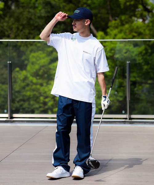 BEAMS GOLF（ビームスゴルフ）の「【接触冷感/UVカット/伸縮性】ORANGE LABEL / USシリーズ モックネックシャツ（Tシャツ/カットソー・メンズ・ホワイト/ネイビー・XL/L/M/S）」の3枚目の写真