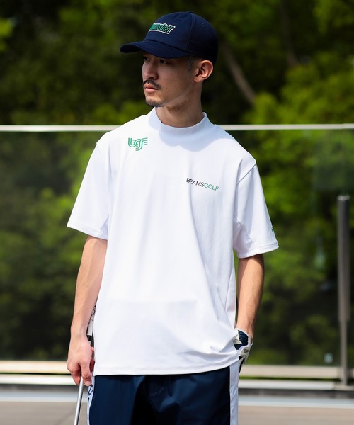 新品】ビームスゴルフ／モックネック／ハイネック ／半袖 M アディダス
