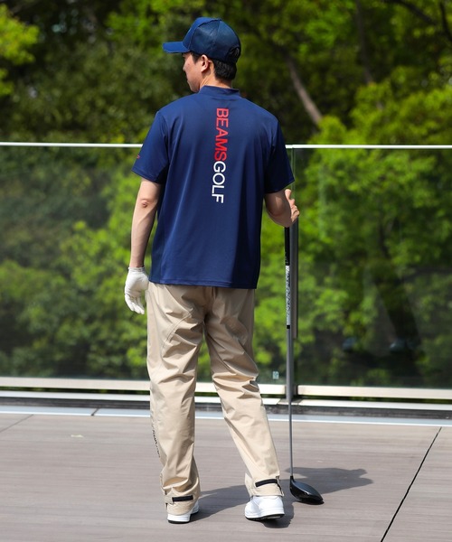 BEAMS GOLF（ビームスゴルフ）の「【接触冷感/UVカット/伸縮性】ORANGE LABEL / USシリーズ モックネックシャツ（Tシャツ/カットソー・メンズ・ホワイト/ネイビー・XL/L/M/S）」の8枚目の写真