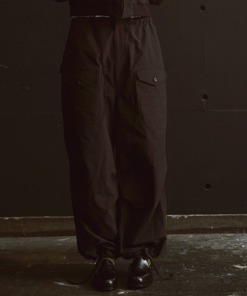 benine9（ビーナイン）の「benine 9 French Army Belima Powdery Touch Snow Camo Pants (BN0124-202)（カーゴパンツ・メンズ・ブラック・SMALL/MEDIUM/LARGE）」の6枚目の写真