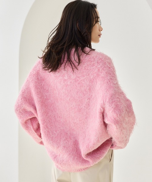 BARNYARDSTORM（バンヤードストーム）の「BARNYARDSTORM / ダブルボタンカーディガン【WEB限定カラー】【YouTube「i.style closet」紹介アイテム】（カーディガン/ボレロ・レディース・チャコールグレー/ブラウン/ベージュ/ピンク/ライトグレー/モカ/オフホワイト/スカイブルー・FREE）」の21枚目の写真