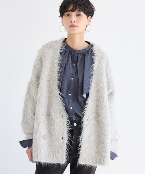 タグ付 バンヤードストーム ニット カーディガン ジャケット 金ボタン