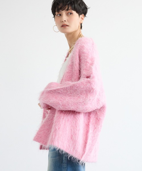 タグ付 バンヤードストーム ニット カーディガン ジャケット 金ボタン 黒 緑F BARNYARDSTORM（バンヤードストーム）の「前後2WAYゴールド