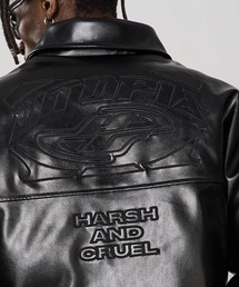 HARSHANDCRUEL*PUレザージャケット ライダースジャケット HARSH AND CRUEL（ハーシュアンドクルーエル）の「シングル