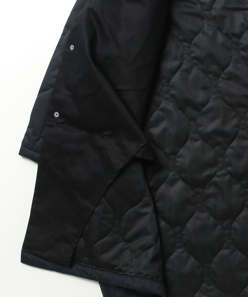 SUNNY  SPORTS（サニースポーツ）の「SUNNY SPORTS/サニースポーツ QUILT RAGLAN BIG COAT キルトラグランロングコート（ステンカラーコート・メンズ・オリーブ/ブラック/ベージュ/ネイビー・X-SMALL/LARGE/SMALL/MEDIUM）」の6枚目の写真