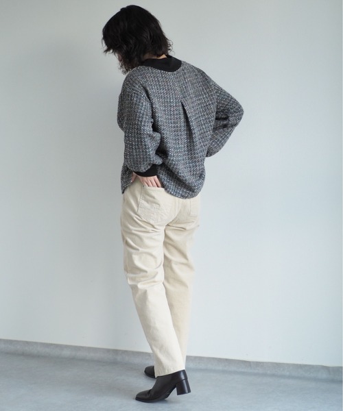 cepo(セポ)の「コーデュロイアンクルパンツ(その他パンツ・レディース・オフホワイト/チャコール・M/S/L)」の20枚目の写真