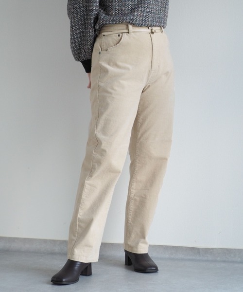 cepo(セポ)の「コーデュロイアンクルパンツ(その他パンツ・レディース・オフホワイト/チャコール・M/S/L)」の15枚目の写真