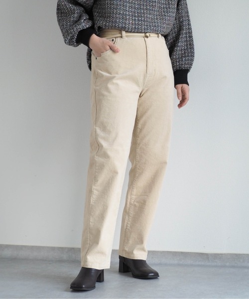 cepo(セポ)の「コーデュロイアンクルパンツ(その他パンツ・レディース・オフホワイト/チャコール・M/S/L)」の17枚目の写真
