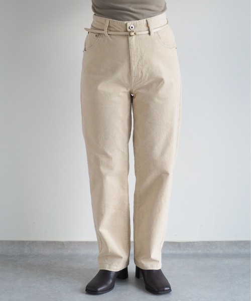 cepo(セポ)の「コーデュロイアンクルパンツ(その他パンツ・レディース・オフホワイト/チャコール・M/S/L)」の21枚目の写真