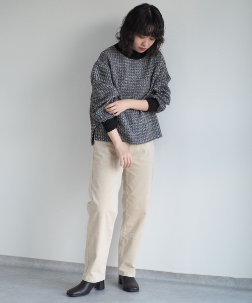 cepo(セポ)の「コーデュロイアンクルパンツ(その他パンツ・レディース・オフホワイト/チャコール・M/S/L)」の18枚目の写真