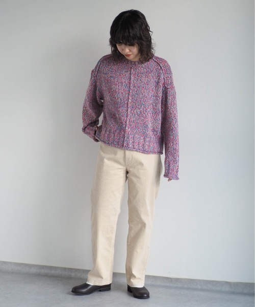 cepo(セポ)の「コーデュロイアンクルパンツ(その他パンツ・レディース・オフホワイト/チャコール・M/S/L)」の5枚目の写真