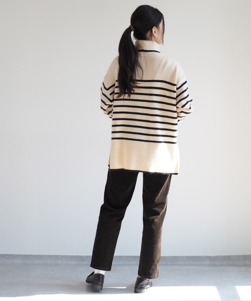 cepo(セポ)の「コーデュロイアンクルパンツ(その他パンツ・レディース・オフホワイト/チャコール・M/S/L)」の11枚目の写真