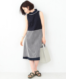 BEAMS BOY | TORI-TO / 切替2枚スカート ノースリーブワンピース(ワンピース)