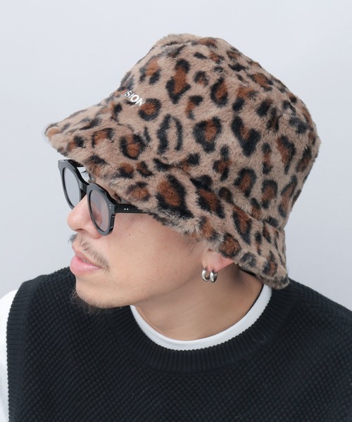 VISION STREET WEAR(ヴィジョンストリートウェア)の「ファーバケットハット(ハット・メンズ・ブラック/レオパード・FREE)」の16枚目の写真