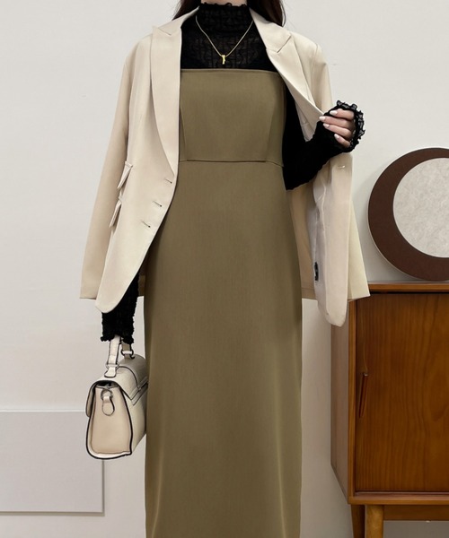 【PINKO】ポルカドット カットアウト ワンピース スリット PINKO】ポルカドット カットアウト ワンピース スリット