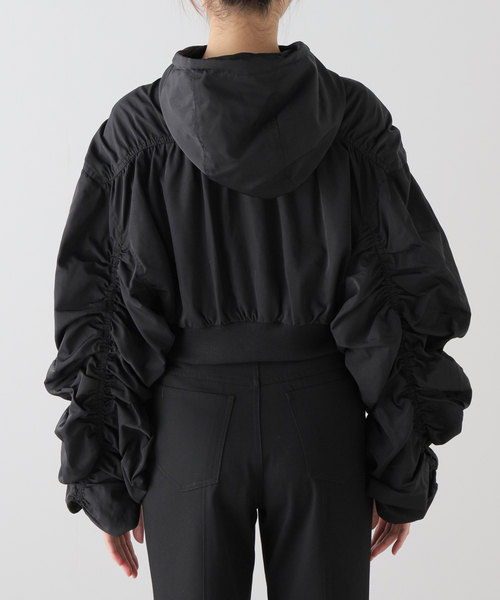 ANNA SUI NYC(アナ スイ エヌ ワイ シー)の「【ANNA SUI NYC/ アナスイエヌワイシー】シャカ2シャーリングショートMA-1(MA-1・レディース・ブラック・FREE)」の5枚目の写真