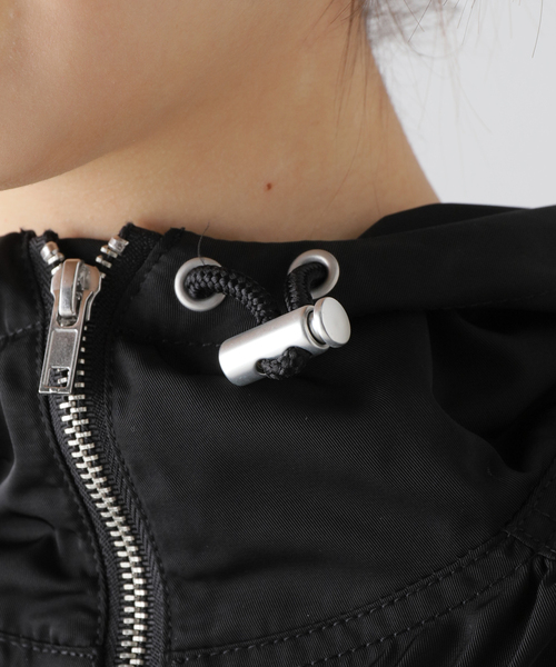 ANNA SUI NYC(アナ スイ エヌ ワイ シー)の「【ANNA SUI NYC/ アナスイエヌワイシー】シャカ2シャーリングショートMA-1(MA-1・レディース・ブラック・FREE)」の10枚目の写真