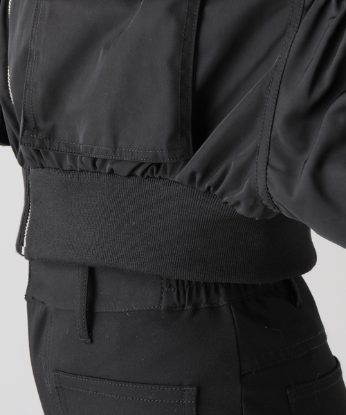 ANNA SUI NYC(アナ スイ エヌ ワイ シー)の「【ANNA SUI NYC/ アナスイエヌワイシー】シャカ2シャーリングショートMA-1(MA-1・レディース・ブラック・FREE)」の14枚目の写真