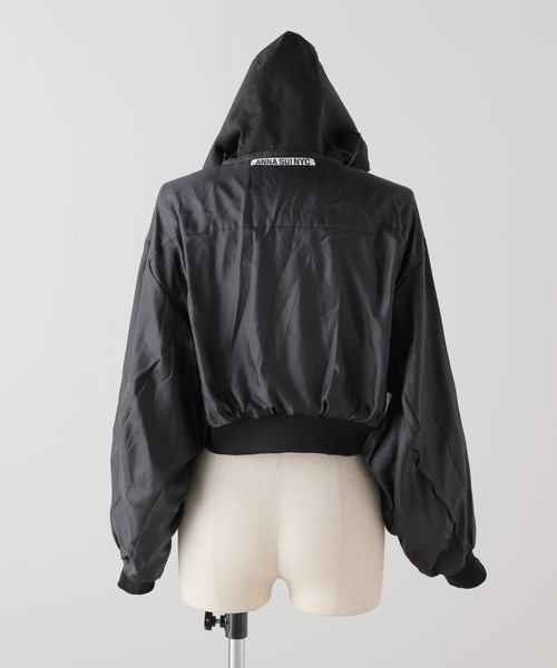 ANNA SUI NYC(アナ スイ エヌ ワイ シー)の「【ANNA SUI NYC/ アナスイエヌワイシー】シャカ2シャーリングショートMA-1(MA-1・レディース・ブラック・FREE)」の16枚目の写真