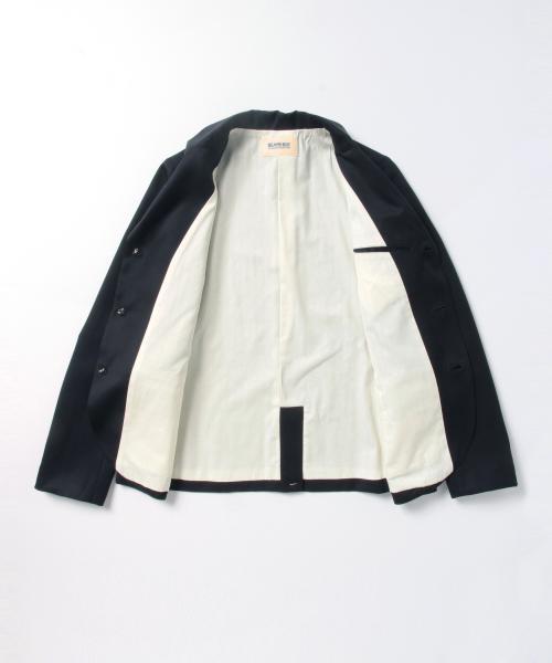 BEAMS BOY（ビームスボーイ）の「BEAMS BOY / ギャバ 3ボタン ブレザー（テーラードジャケット・レディース・グレー/ネイビー・0/1）」の14枚目の写真