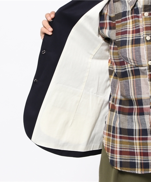 BEAMS BOY（ビームスボーイ）の「BEAMS BOY / ギャバ 3ボタン ブレザー（テーラードジャケット・レディース・グレー/ネイビー・0/1）」の11枚目の写真