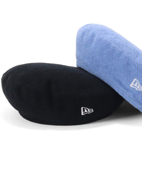 NEW ERA(ニューエラ)の「ニューエラ ベレー帽 パイル 無地(ハンチング/ベレー帽・メンズ・ブラック/ブルー・L/XL/S/M)」の1枚目の写真