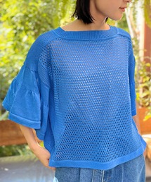 AVIE（アビィ）の「ジャパニーズペーパーメッシュニット（ニット/セーター）」