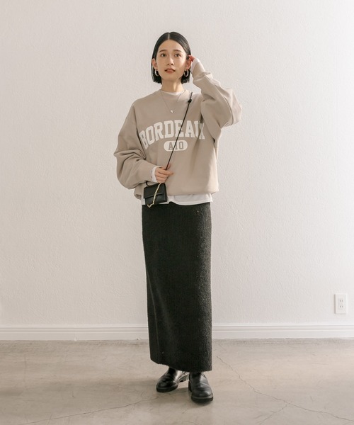 RIVE DROITE（リヴドロワ）の「セットアップ可能/フェザーラメスカート（スカート・レディース・ブラック/ブラウン・FREE）」の6枚目の写真