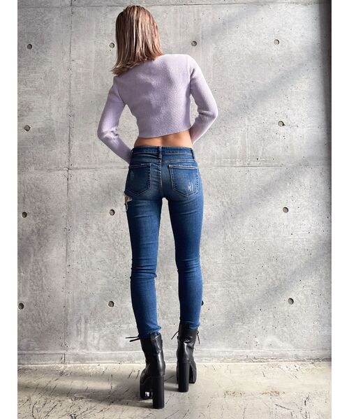 GYDA(ジェイダ)の「ラメモールニットカーディガン(カーディガン/ボレロ・レディース・オフホワイト/ミント/ラベンダー・FREE)」の16枚目の写真