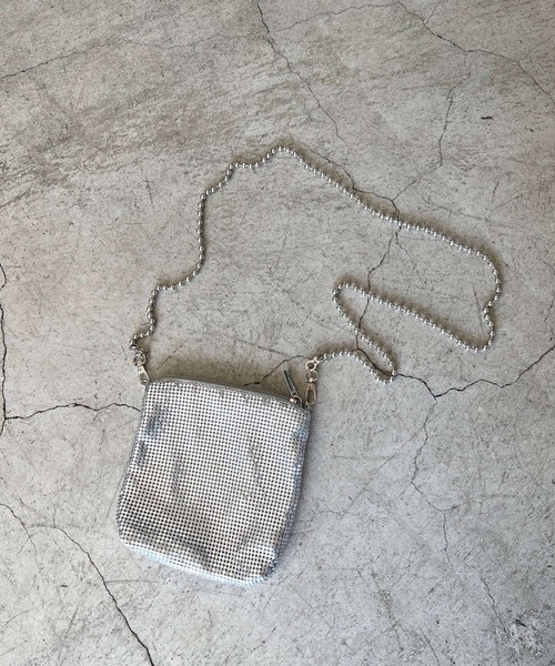 Me%（ミィパーセント）の「メタルメッシュポーチショルダー　103417（ショルダーバッグ・レディース・ブラック/ゴールド/シルバー・FREE）」の14枚目の写真