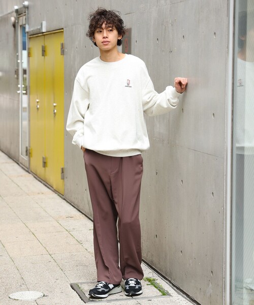 BEAMS HEART(ビームスハート)の「サーフベアー ビッグ スウェット(スウェット・メンズ・ホワイト/ナチュラル・LARGE/SMALL/MEDIUM)」の11枚目の写真