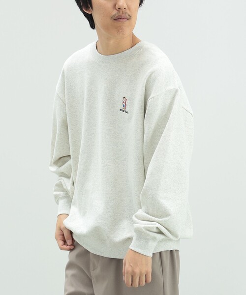 BEAMS HEART(ビームスハート)の「サーフベアー ビッグ スウェット(スウェット・メンズ・ホワイト/ナチュラル・LARGE/SMALL/MEDIUM)」の17枚目の写真
