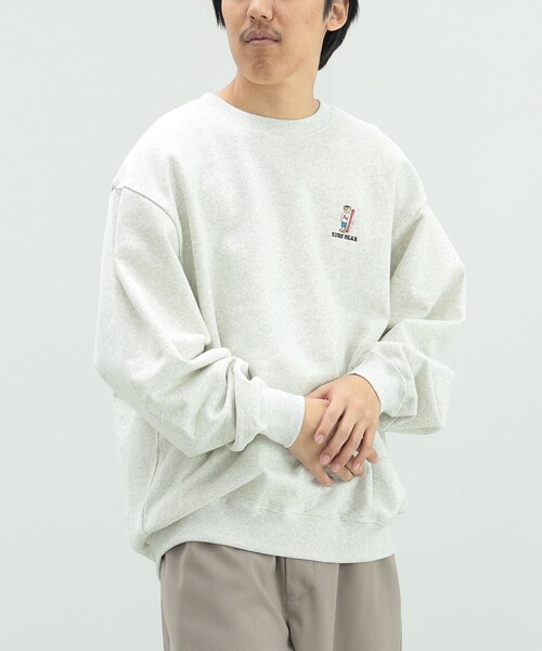 BEAMS HEART(ビームスハート)の「サーフベアー ビッグ スウェット(スウェット・メンズ・ホワイト/ナチュラル・LARGE/SMALL/MEDIUM)」の18枚目の写真
