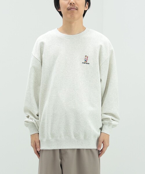 BEAMS HEART(ビームスハート)の「サーフベアー ビッグ スウェット(スウェット・メンズ・ホワイト/ナチュラル・LARGE/SMALL/MEDIUM)」の19枚目の写真