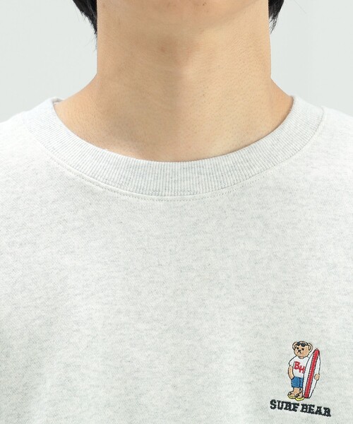 BEAMS HEART(ビームスハート)の「サーフベアー ビッグ スウェット(スウェット・メンズ・ホワイト/ナチュラル・LARGE/SMALL/MEDIUM)」の22枚目の写真